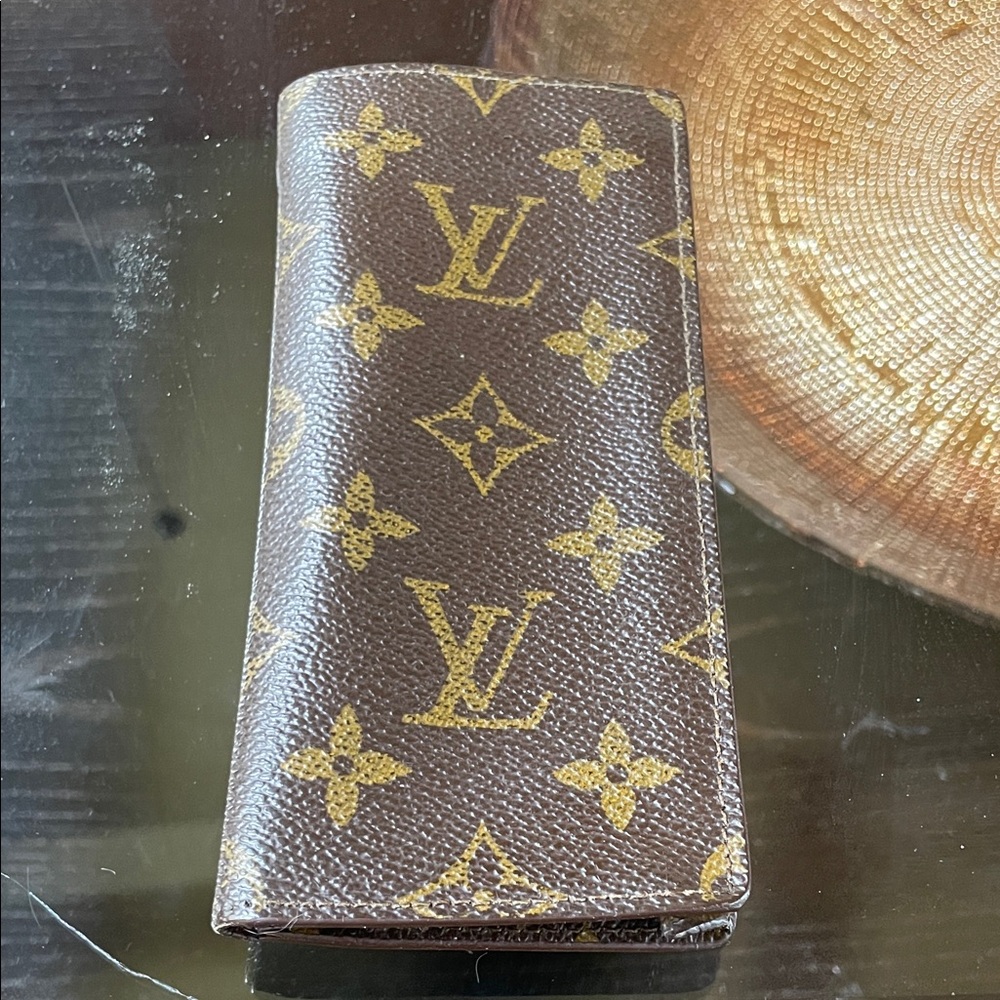 Louis Vuitton Authentic Vintage Monogram Eye Glass Case